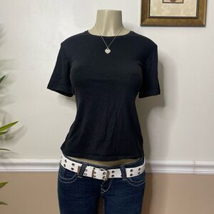 ZARA Women’s Basic Essential Short Sleeve Top